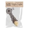 Farmhouse Windmill Night Light Set - Box of 4  Rustic Decor for Home or Gifts
