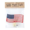 American Flag Night Light - Set of 4 Patriotic LED Nightlights for Home Decor