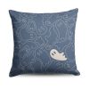 Ghost Shapes Throw Pillow 18X18 Inches