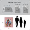 Disney Moana 2 Powerful Stance Silk Touch Sherpa Throw Blanket 50X60 Inches